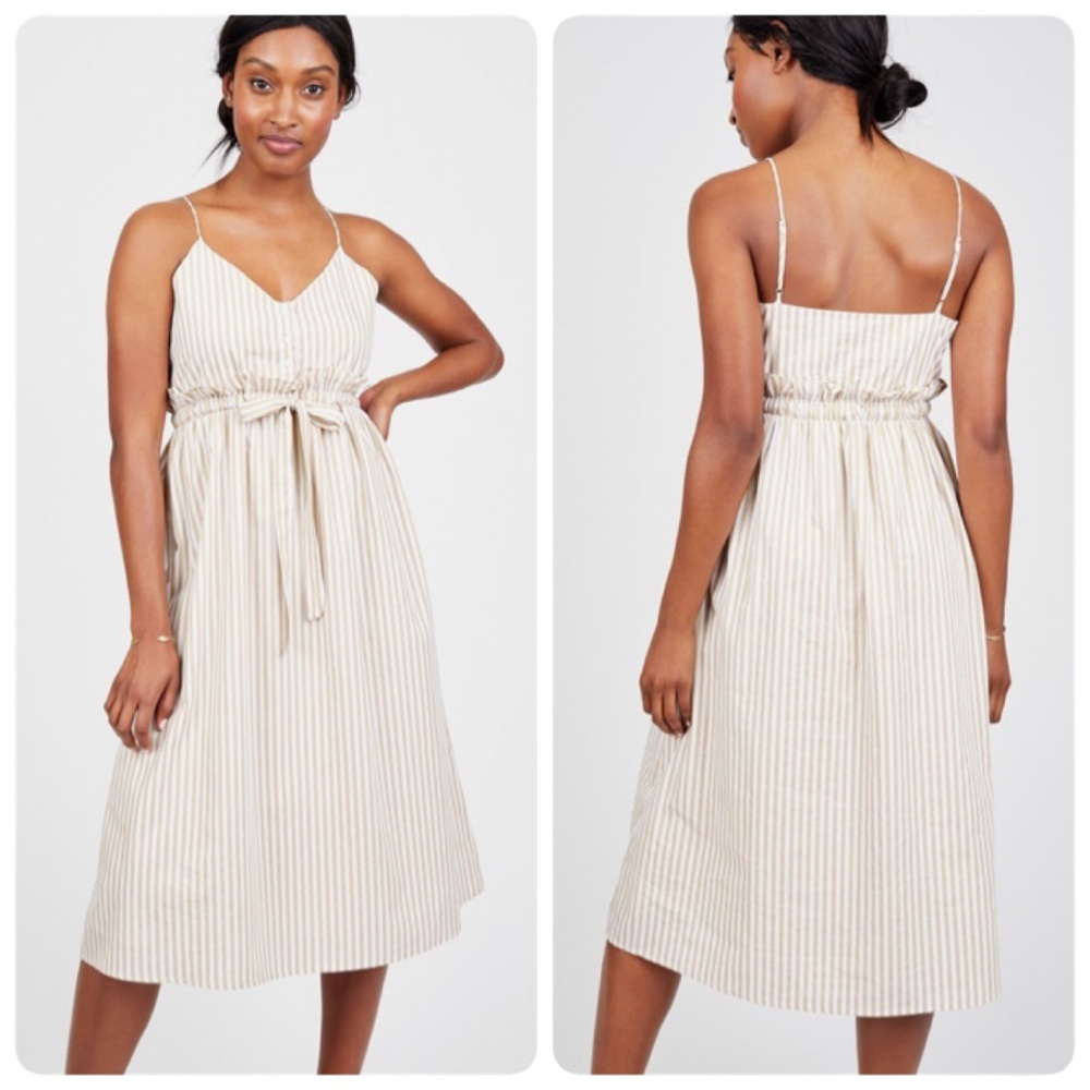 Line + Dot Ryline Paperbag Waist Dress